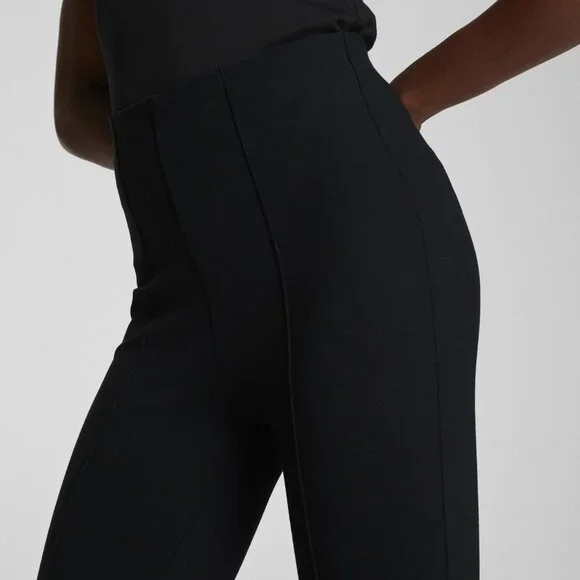 SPANX supersmooth™ PerfectFit Ponte Micro Flare Pant Slacks Classic Black S - Picture 3 of 6